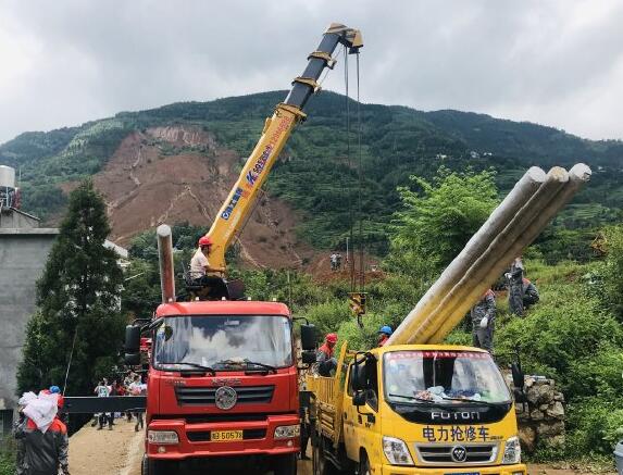 貴州山體滑坡救援作業起重滑車的應用